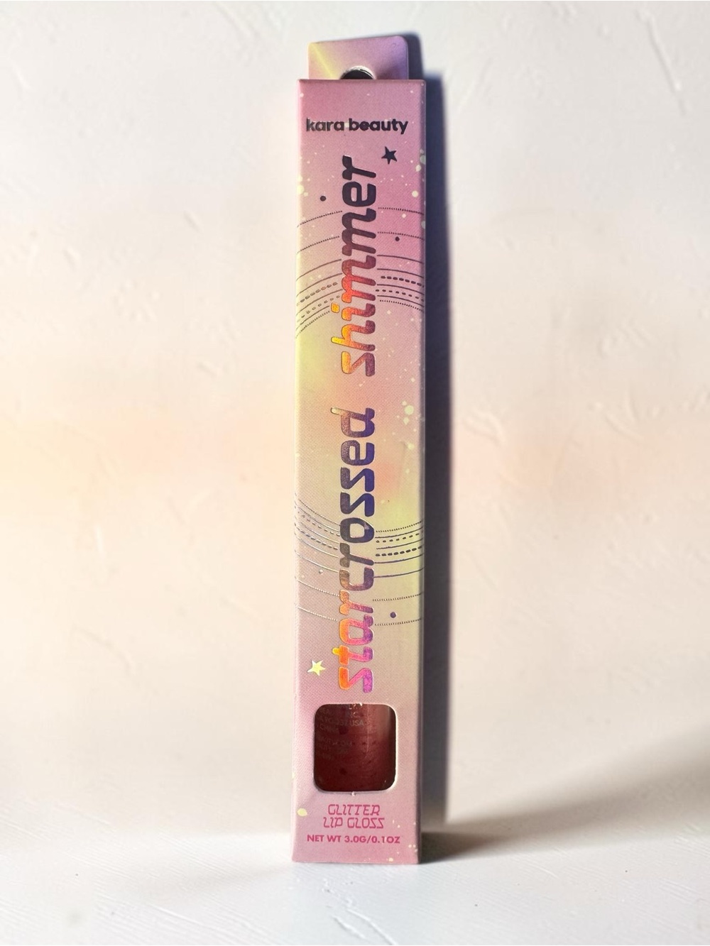 Kara Beauty Starcrossed Shimmer Glitter Lip Gloss - In Blush